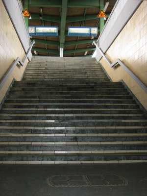 Treppenaufgang Bahnhof Bietigheim-Bissingen